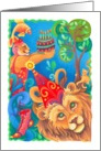 A Roaring Good Birthday card