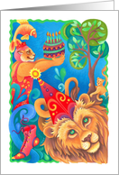 A Roaring Good Birthday card