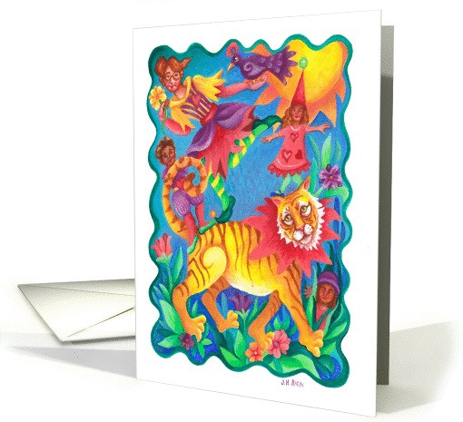 Tiger's Garden Party card (1436820)