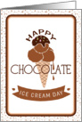 Chocolate Ice Cream Day Card