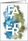 Custom Smoke/Powder Effect Happy Father’s Day card