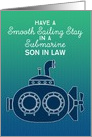 Custom Submarine Deployment for Son in Law card