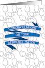 Stethoscope Blue Ribbon Congratulations on Residency Match card