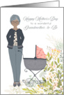 Illustrated African American Mother’s Day for Grandmother to Be card