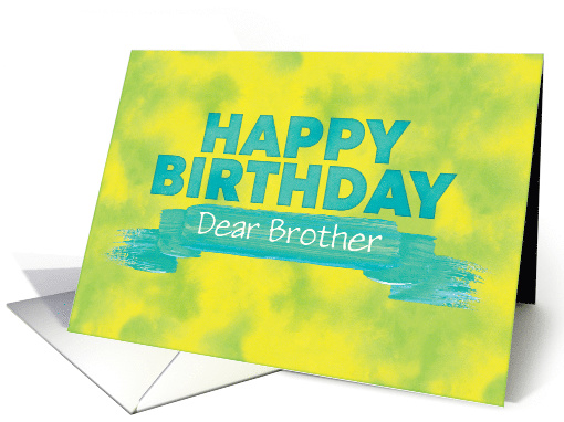 Painted Watercolor Effect Happy Birthday Custom card (1432190)
