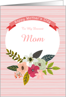 Customize Illustrated Flowers Mother’s Day Card