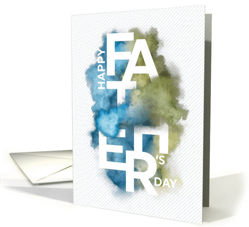 Smoke/Powder Effect Father's Day card (1432746)