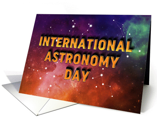 Constellation International Astronomy Day card (1434118)