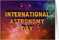 Constellation International Astronomy Day card