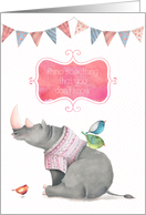 Rhino Something That You Don’t Father’s Day Expecting A Child Again card