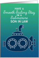 Custom Submarine Deployment for Son in Law card