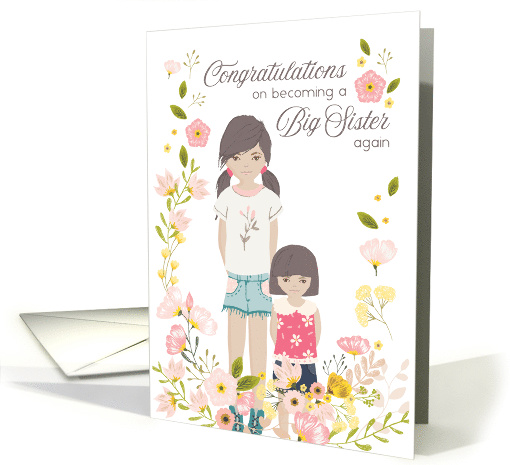Illustrated Congratulations on Being Big Sister Again,... (1563542)