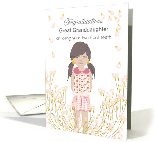 Custom Congratulations Great Granddaughter on Losing Two... (1582514)