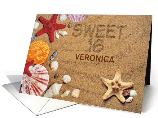 Custom Name Happy Birthday, Sweet Sixteen, Sand,... (1617208)