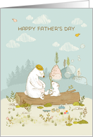 Illustrated Bears Father’s Day for Fathers with Special Needs Children card
