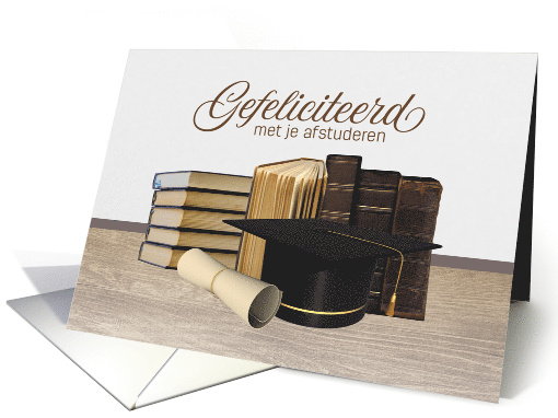 Dutch Congratulations on Your Graduation Scroll Graduate... (1684402)