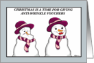 Christmas Snow Lady gets a Makeover card