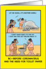The Creation of Toilet Humour Coronavirus card