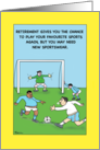 Retirement Congratulations Favourite (UK spelling) Sport Soccer card