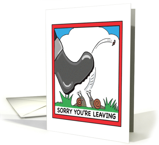 Sorry You're Leaving - Good Luck for the Future card (1434156)