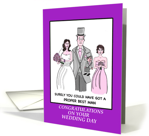 The Best Man Wedding Congratulations card (1469148)