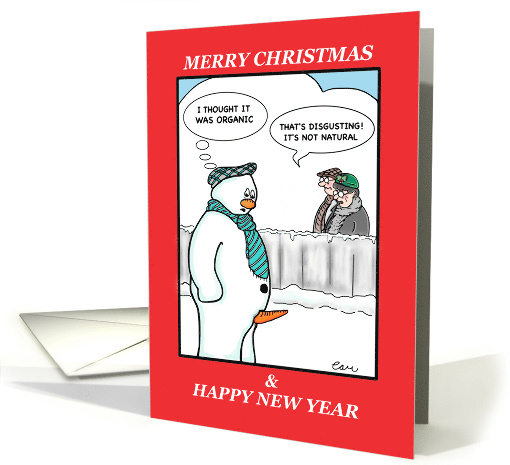 The Lucky Christmas Snowman card (1504232)