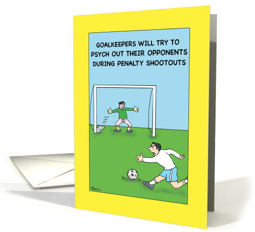 Birthday Balls Naked Goalie Humor card (1532830)