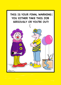Funny Birthday Clown...