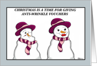 Christmas Snow Lady gets a Makeover card