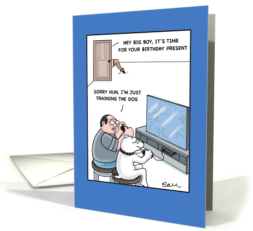 Let the Birthday Games Begin for Him card (1599980)