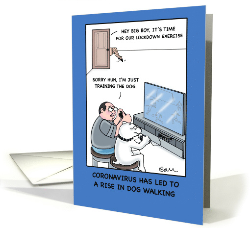 Coronavirus Lockdown Daily Exercise card (1607842)