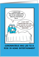 Coronavirus Lockdown Home Exercise and Entertainment card