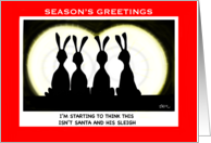 Its the Hare iest Time of the Year card