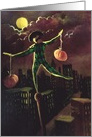 Halloween Jester Under the Moonlight card