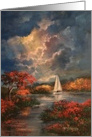 Romance And Love Sailing The Autumn Light card