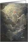 The Easter Promise Christ Risen In The Clouds card
