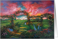 Red Sky Garden card