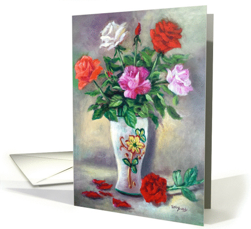 Roses for Mother's Birthday card (1437218)