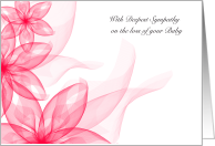 With Deepest Sympathy, Loss of Baby- Miscarriage card