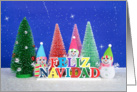 Feliz Navidad, Merry Christmas card