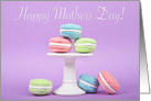 Happy Mother’s Day macaron cookies for Mom card