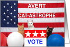 Avert a Cat-Astrophe, VOTE card