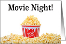 Movie Night Invitation card