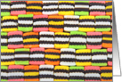 Colorful wall of Licorice Sweetest Day card