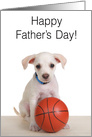 Terrier puppy Happy Father’s Day card