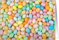 Sweet Jelly Beans Happy Easter card