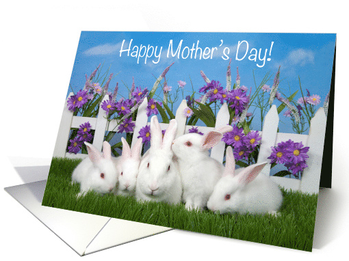 Bunny Family Happy Mother's Day for Mom card (1566688)