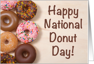 Variety Donuts Happy National Donut Day card