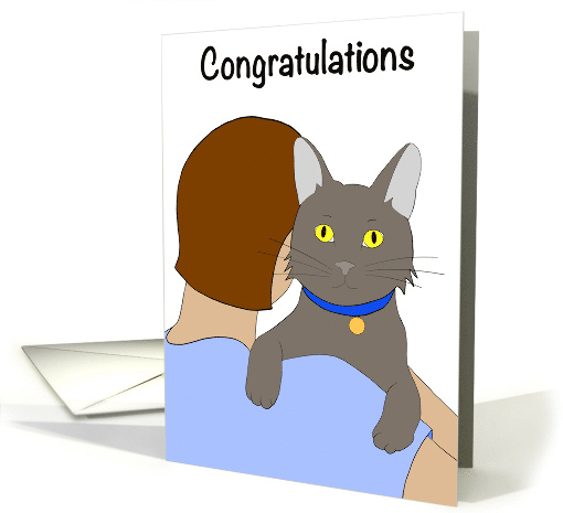Congratulations on Your Pet Cat Rescue Adoption Brunette... (1669536)
