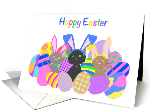 Hoppy Easter Kittens Wearing Bunny Ears Surrounded by... (1669880)